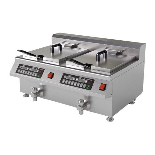 Vosco VSL-FRT2C08B Çift Hazneli Fritöz, 8+8 L, Elektrikli - Vosco