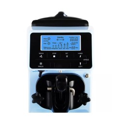 Vosco VST-16EM صانعة آيس كريم ناعمة، أزرق - 4