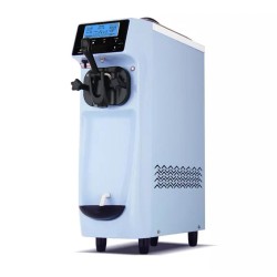 Vosco VST-16EM صانعة آيس كريم ناعمة، أزرق - 1