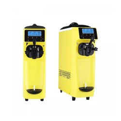 Vosco VST-16ES صانعة آيس كريم ناعمة، أصفر - 4