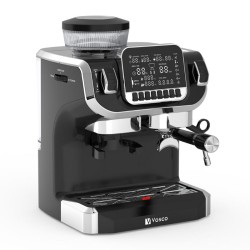 Vosco VST-520ECS Öğütücülü Barista Espresso Kahve Makinesi, 1 Gruplu, Siyah - Thumbnail