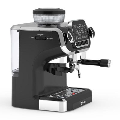Vosco VST-520ECS Öğütücülü Barista Espresso Kahve Makinesi, 1 Gruplu, Siyah - Vosco