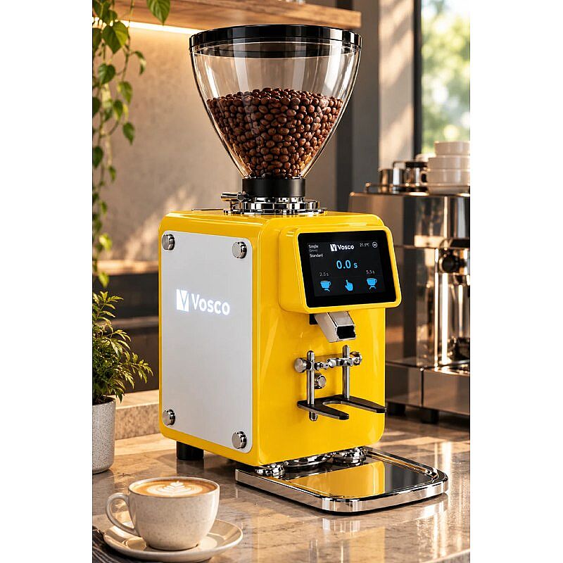 Vosco VV-64SA On Demand Kahve Değirmeni, Sarı - Vosco