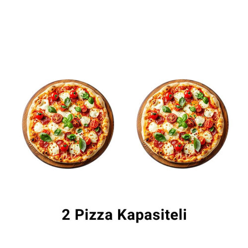 Vosco VWG-3T 25 cm 2 Pizza Kapasiteli Tek Katlı Pizza Fırını, Elektrikli - 2