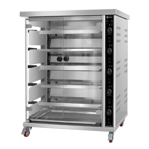 Vosco VWJG-5P 20 Piliç Kapasiteli Piliç Çevirme Fırını, Elektrikli - Vosco