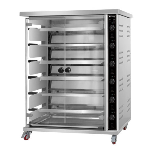 Vosco VWJG-6P 30 Piliç Kapasiteli Piliç Çevirme Fırını, Elektrikli - Vosco