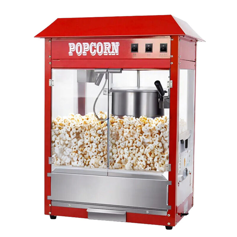 Vosco VZA-803 Set Üstü Otomatik Patlamış Mısır Makinesi, 51x35x68 cm - Vosco