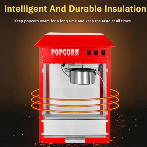 Vosco VZA-803 Set Üstü Otomatik Patlamış Mısır Makinesi, 51x35x68 cm - 3