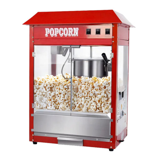 Vosco VZA-803 Set Üstü Otomatik Patlamış Mısır Makinesi, 51x35x68 cm - Vosco