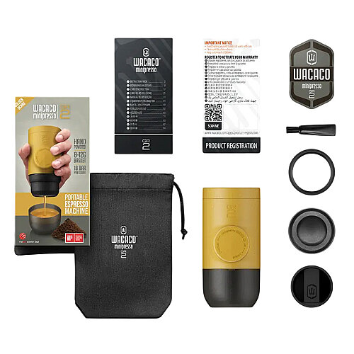 Wacaco Minipresso GR2 Manuel Espresso Makinesi, Altın Sarı - 3