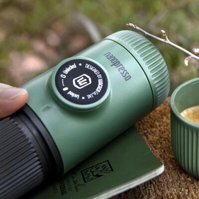 Wacaco Nanopresso Manual Espresso Machine, Moss Green - Wacaco