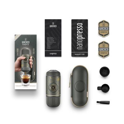 Wacaco Nanopresso Manuel Espresso Makinesi, Koyu Gri - 4