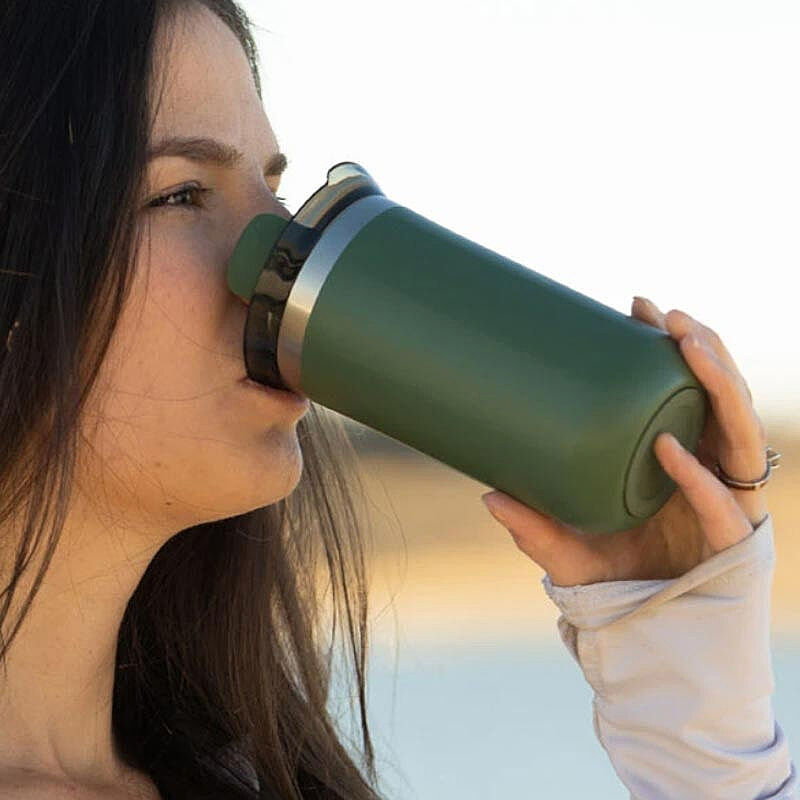 Wacaco Octaroma Grande Lungo Termos Mug, 435 ml, Yeşil - Wacaco