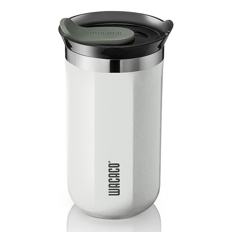 Wacaco Octaroma Lungo Termos Mug, Beyaz - Wacaco