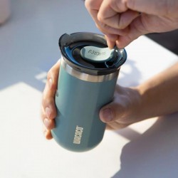 Wacaco Octaroma Lungo Termos Mug, Göl Mavisi - 3