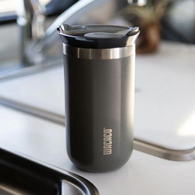 Wacaco Octaroma Lungo Termos Mug, Gümüş Gri - Wacaco