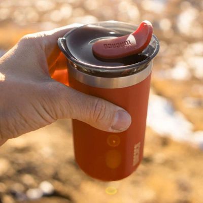 Wacaco Octaroma Lungo Termos Mug, Kırmızı - 2