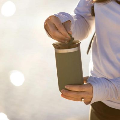 Wacaco Octaroma Lungo Thermos Mug, Dark Green - Wacaco