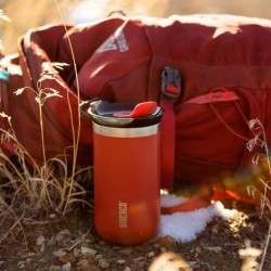 Wacaco Octaroma Lungo Thermos Mug, Red - 4