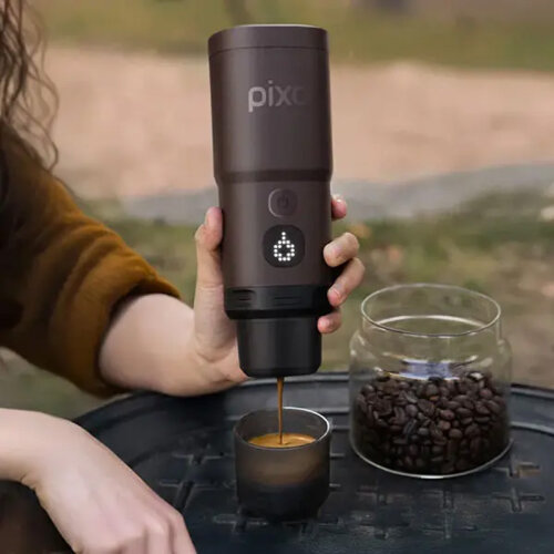 Wacaco Pixapresso Şarj Edilebilir Pilli Taşınabilir Espresso Makinesi, Bordo - 5