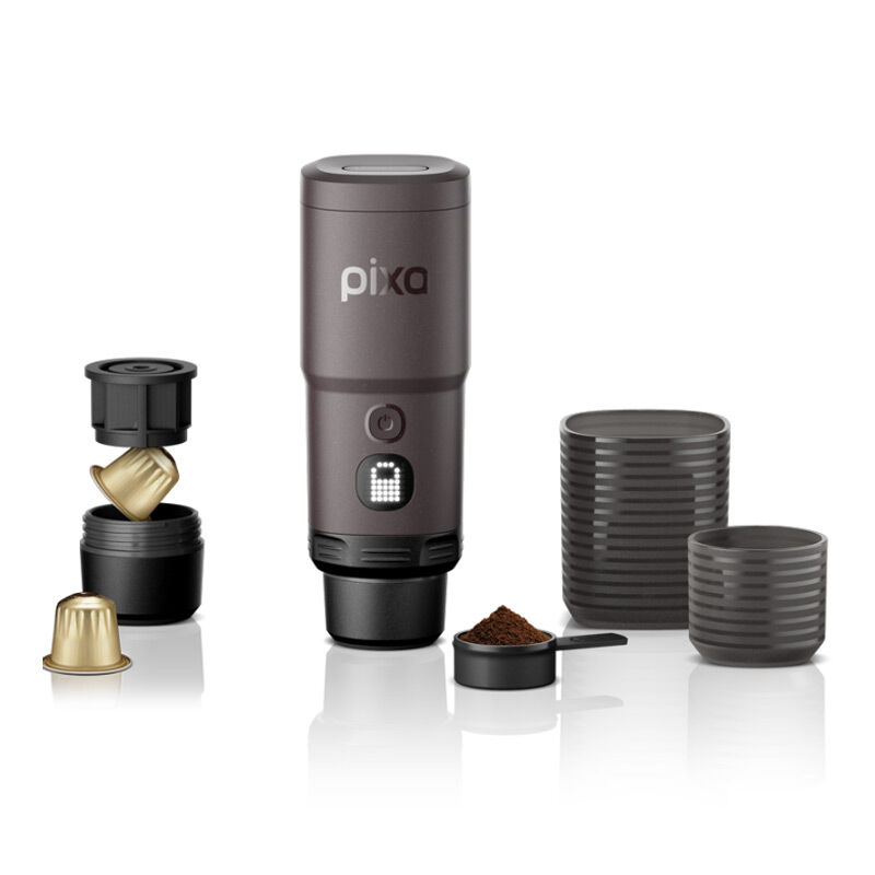 Wacaco Pixapresso Şarj Edilebilir Pilli Taşınabilir Espresso Makinesi, Bordo - Wacaco