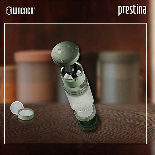 Wacaco Prestina Manuel Espresso Makinesi, Yeşil - 9