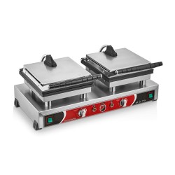 SilverInox 2138 Çiçek Model Waffle Makinesi, Çiftli, Elektrikli - SilverInox (1)