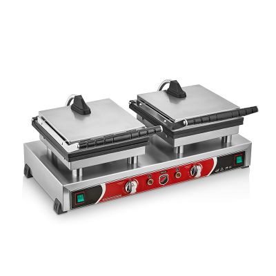 SilverInox 2148 Kare Model Waffle Makinesi, Çiftli, Elektrikli - SilverInox