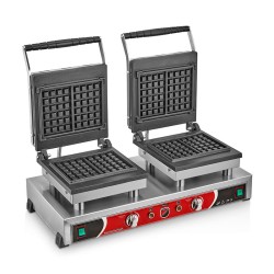 SilverInox 2148 Kare Model Waffle Makinesi, Çiftli, Elektrikli - Thumbnail