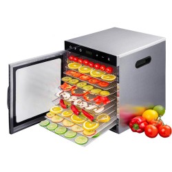 Wartmann WM-2110-DH مجفف فواكه وخضروات، سعة 10 صواني - 3