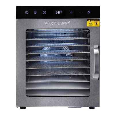 Wartmann WM-2110-DH مجفف فواكه وخضروات، سعة 10 صواني - Wartmann