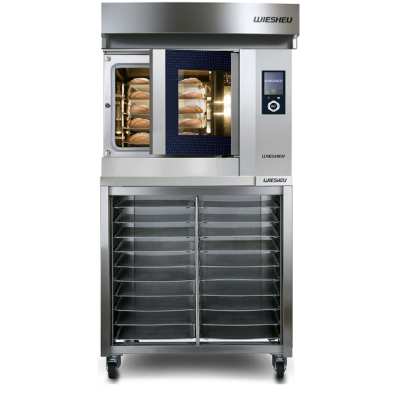 Wiesheu Dibas Blue 64 S Oven Set with Bottom Stand and Hood - Wiesheu