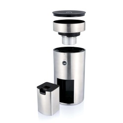 Wilfa WSFB-100S Uniform 58 mm Flat Gear Coffee Grinder, Silver - 3