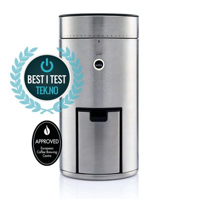 Wilfa WSFB-100S Uniform 58 mm Flat Gear Coffee Grinder, Silver - Wilfa