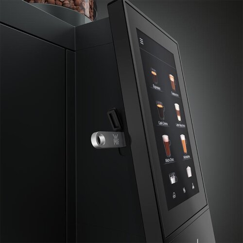 WMF 1300S ماكينة تحضير القهوة الأساسية الأوتوماتيكية بالكامل، 1 مطحنة، 1 فتحة شوكولاتة - 3