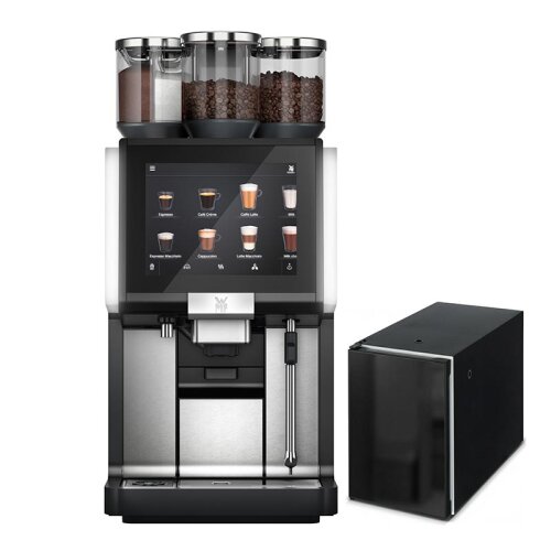 WMF 5000S Şebeke Bağlantılı Full Otomatik Kahve Makinesi, 2 Öğütücü, 1 Çikolata Slotu + Süt Soğutucu - 1