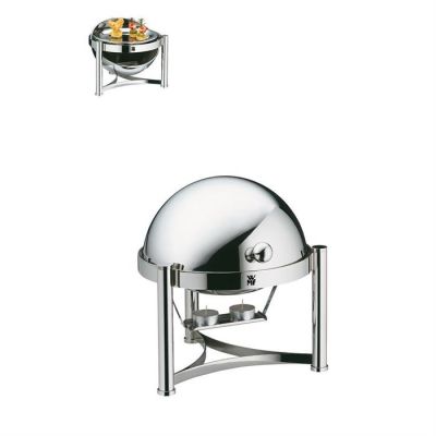 WMF Standart Model Yuvarlak Chafing Dish, 26 cm, Jel Yakıtlı - 1
