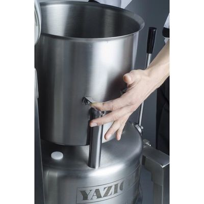 Yazıcılar L20IV Sebze Parçalama Makinesi, Ayaklı, Devrilir, 20 L, Saatte 180 Kg, 230 V - 6