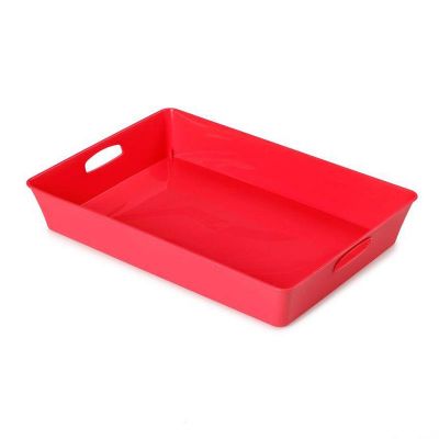 Bora Plastik Hobby Sepet, No:3, 37.7x26.6 cm, Kırmızı - 1