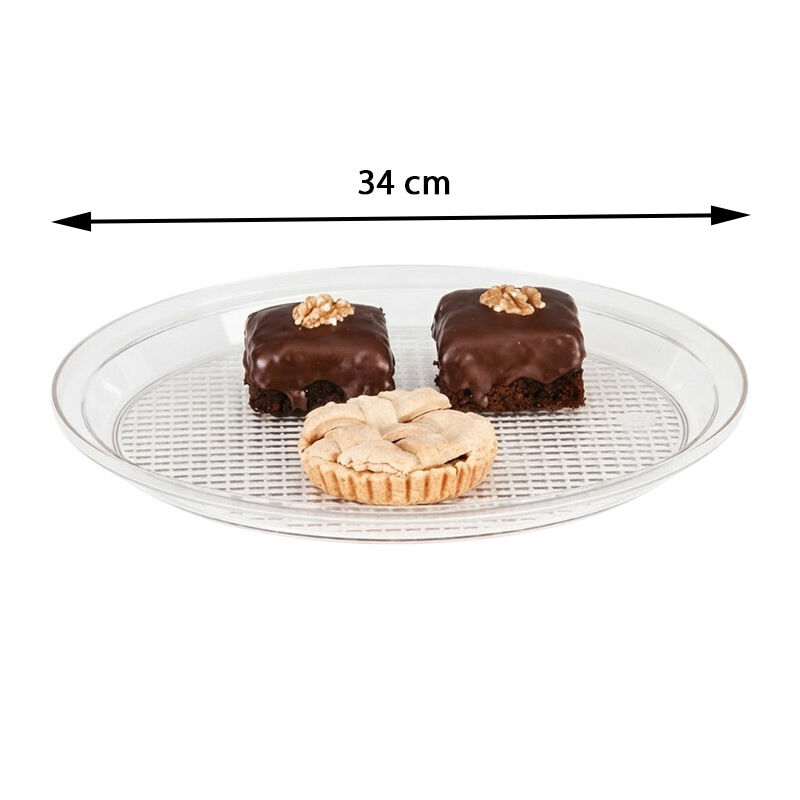 Zicco ZCP-169 Polikarbon Yuvarlak Teşhir Tepsisi, 34 cm - Zicco