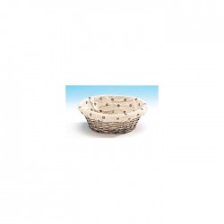 Zicco JN-13159 Yuvarlak Ekmek Sepeti, 25x9 cm, Gri - Zicco