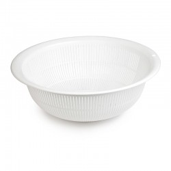 Bora Plastik Yuvarlak Büyük Süzgeç, 35 cm, Beyaz - Bora Plastik