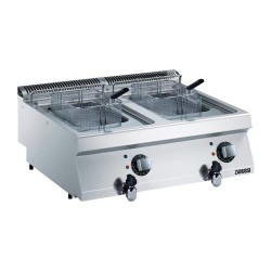 Zanussi 372076 Set Top Fryer with V Type Hopper, 2x7 L, Electric - Zanussi