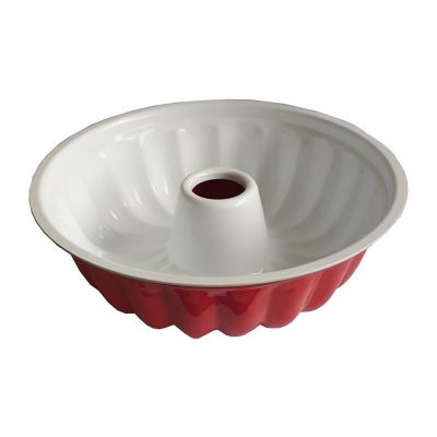 Zenker 20102 Seramik Kek Kalıbı, 28 cm, Kırmızı - 1