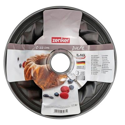 Zenker 3977 Pure Dilimli Borulu Kek Kalıbı, 22 cm - 3