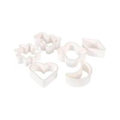 Zenker 42938 Plastik Kurabiye Kalıbı, 6 Adet - 1