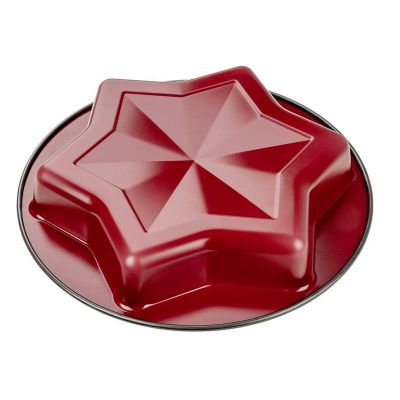 Zenker 6005 Sparkling Christmas Yıldız Desenli Kek Kalıbı, 26 cm - 2