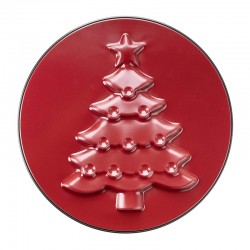 Zenker 6006 Sparkling Christmas Çam Ağacı Desenli Kelepçeli Kalıp, 26 cm - Thumbnail