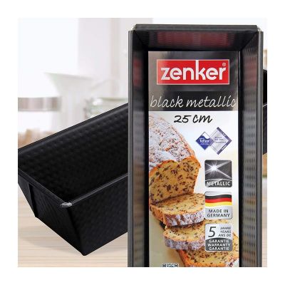 Zenker 6513 Metalik Dikdörtgen Kek Kalıbı, 25 cm - 2