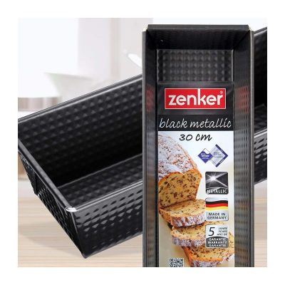 Zenker 6514 Metalik Dikdörtgen Kek Kalıbı, 30 cm - 2